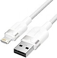 LANWF: Cabo USB Lightning Vention LANWF/ USB Macho - Lightning Macho/ 480Mbps/ 1m/ Branco