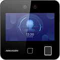 Controlo de acesso e presença - Facial, impressão digital, cartão MF e PIN - 1.500 utilizadores ¦ 150.000 registos - TCP/IP, USB, RS485 e Wiegand - 4.3’ Ecrã TFT sensível ao toque ¦ Controlador integrado - iVMS-4200 ¦ Hik-Connect DS-K1T343MFX