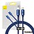 Cabo USB-C/ Lightning Macho 1m Silky BASEUS P10377702213-00 - imagem 1