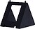 Suporte de mesa - Específico para videoporteiros - Compatível com monitor AK-S562 - Orifícios de conexão - Medidas: 107 (Al) x 102 (Lg) x 110 (Fd) mm - Fabricado em alumínio AK-BR-STAND562 - imagem 1
