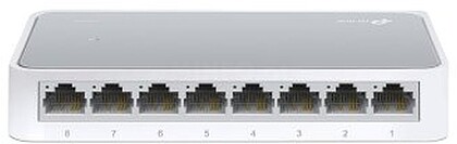 Comutador TP-Link TL-SF1008D Sobremesa de 8 Portas a 10/100Mbps
