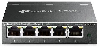 Comutador TP-Link Easy Smart de 5 portas Gigabit - Plug & Pl...