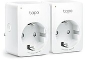 Mini tomada inteligente Wi-Fi, 220-240 V, Carga máxima 10 A, 50/60 Hz, Wi-Fi de 2,4 GHz, Bluetooth 4.2 (apenas para integração), 802.11 b/g/n TapoP100-2-PACK