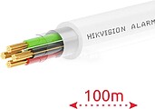 White 100m : : 2 conductores de señal + 2 de alimentación - Conductor Cobre desnudo (99,95%) - Pantalla Aluminio poliéster+drenaje CuSn - Rollo de 100 metros - Certificado CPR Eca - Bajas pérdidas DS-1AC2A2BPL1