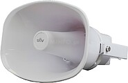 Megafone de compressão Uniview 30 W - Suporta transmissão com Uniview NVR - Armazenamento integrado - Suporta áudio bidirecional - PoE ¦ 130 dBSPL ¦ -37 dBV/Pa ¦ Alarme - IP66 ¦ Interface Web UV-IPS302030-S