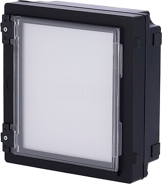 DS-KD-INFO : Módulo de extensão - Placa de directório - Papel para impressão incluído - Retroiluminado automaticamente - Apto para exterior IP65 - Montagem modular
