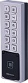 Controlo de acesso IP65 IK08 - Impressão digital, cartão EM e PIN - 3.000 utilizadores ¦ 100.000 registos - TCP/IP, WiFi, RS485 e Wiegand - Controladora integrada - iVMS-4200 ¦ Hik-Connect DS-K1T805EBFWX