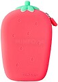 Porta Moedas Silicone Morango 1un Porta Moedas Silicone Morango 1un