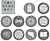 Nanlite BM MOUNT Projection Attachment GOBO Set1 Nanlite BM MOUNT Projection Attachment GOBO Set1 NLASGBBMSET1 - imagem 1