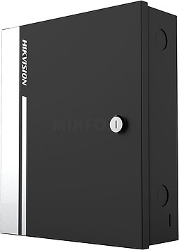 DS-K2801 : Controladora de Acesso - Cartão, QR ou PIN - 1 porta ¦ comunicação TCP/IP - 2 leitura por Wiegand - Caixa com fonte de alimentação - Software iVMS-4200