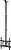 Suporte de teto - Peso suportado 50Kg - VESA 400x400mm - Distância ao teto 707-1577mm PLB-CE1044-01 - imagem 1