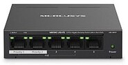 Comutador mercusys ms105gp 5 portas - 10 - 100 - 1000mbps - rj45