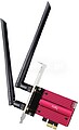 Adaptador de Rede PCIe Tribanda WiFi 7 Cudy BE9300 - Bluetooth 5.4 - Dissipador Térmico - Cor Preto/Vermelho WE9300