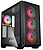 Abysm Danúbio Kamp BX300 Preto Caixa Torre ATX, ITX, Micro ATX - Lateral de Vidro Temperado - 3,5” e 2,5” - USB-A, USB-C e Áudio - 4 Ventiladores ARGB Instalados - Suporta Refrigeração Líquida AB123012 - imagem 1