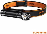 Lanterna de Cabeça 2em1 5W 583lm IP44 SUPERFIRE TH04
