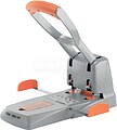 Taladro Perforador HDC150 Rapid para Chapas Grossas - Até 150 Folhas - 2 Furos - Punções 6mm - Cor Prata/Laranja