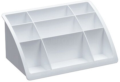 1133-100000 : ORGANIZADOR DE SECRETARIA PLASTICO OFFISYS TIMELESS BRANCO 198X128X93 MM
