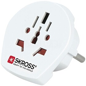 SKR1500211E NEDIS SKROSS ADAPTADOR TOMADA VIAGEM WORLD TO EU...
