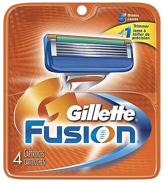 Lâminas Descartáveis Gillette Fusion 5 4un Lâminas Descartáveis Gillette Fusion 5 4un