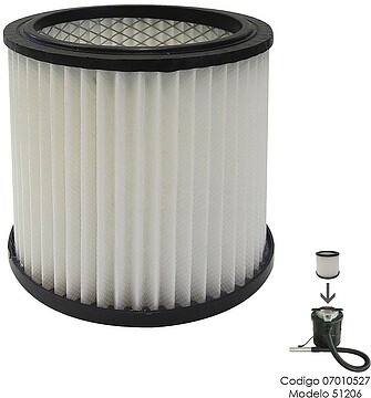 Filtro Para Aspirador De Cinzas 07010527 (Modelo 51206)