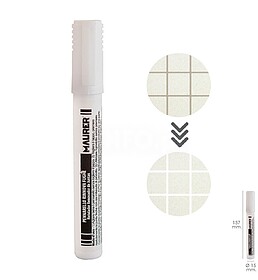 Marcador/ Marcador Branqueador Para Juntas Cor Branco