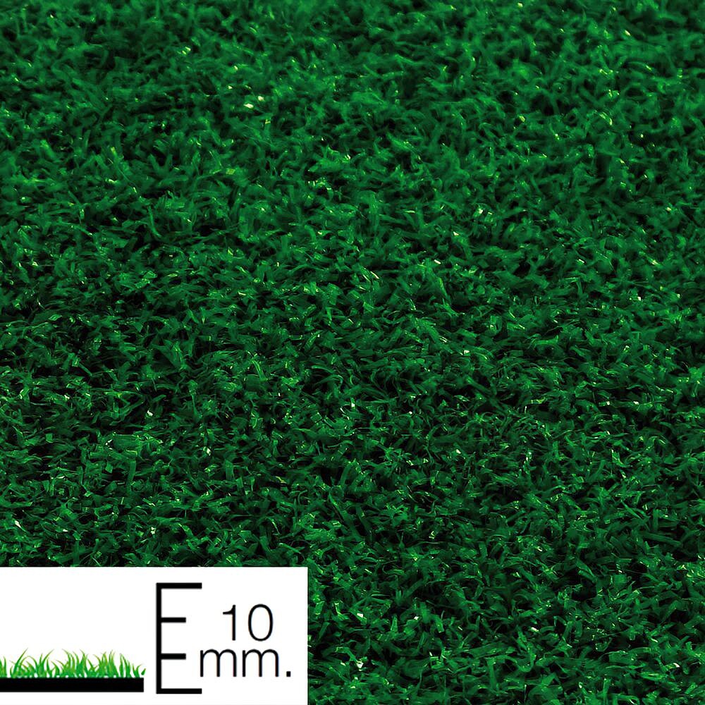 Relva artificial 10 mm. superfícies pequenas Rolo 2x25 metros