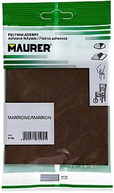 Feltro adesivo 100x100mm (bl.1pz) Brown