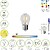 Lâmpada LED Filamento Globo Rosca E27. 4,5 Watt. Equivale a 35 Watt. 470 Lumens. Luz QUENTE 2700º K. Lâmpada LED Filamento Globo Rosca E27. 4,5 Watt. Equivale a 35 Watt. 470 Lumens. Luz QUENTE 2700º K - imagem 1