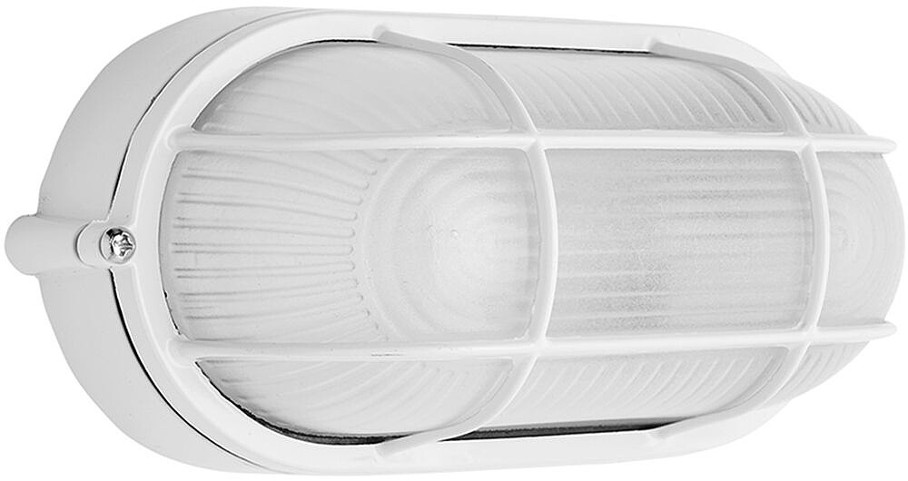 Plafon Industrial Oval Branco. Plafon Industrial Oval Branco IP44