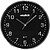 Relógio de Parede Ø 25 Cm Preto Relógio de Parede Ø 25 Cm Preto - imagem 1