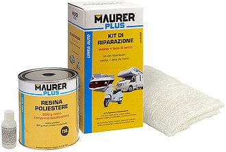 Kit Reparação Resina Poliéster 750 Ml Com Endurecedor e 0...
