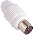 Conector Tv Hembra Recto 9,5 mm