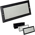 Plafón Encastrar Rectangular Preto