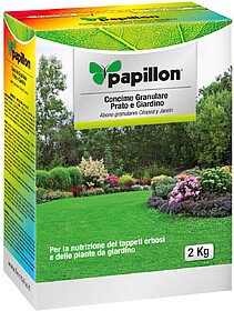 2kg de grão fertilizante de Papillon gramado ou jardim
