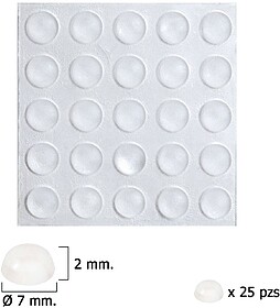 LÁGRIMAS de silicone pequena (BLISTER 25u)