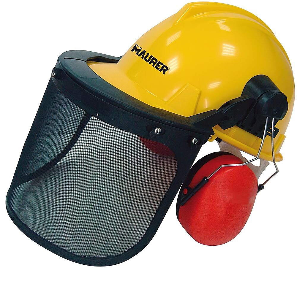 Casco COM Viseira, protetor facial e Protetor Auditivo