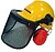 Casco COM Viseira, protetor facial e Protetor Auditivo - imagem 1