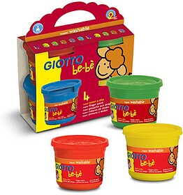 Guache Pintura Dedos Giotto Be-Be 4 cores