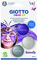 Conjunto de Maquilhagem Giotto Borboleta com 3 Maquilhagens Faciais com Temática de Borboleta - Lava-se com Água - Testada Dermatologicamente - Cores Sortidas F475900