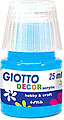 Guache Liquido Giotto Decor Acrilico 25ml Azul Cyan Venda Multiplos: 6 unid