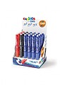 Expositor Carioca de 24 Canetas Esferográficas Borráveis Retráteis - Tinta Térmica Sensível - Empunhadura Ergonómica Triangular - Ponta de Ø 0,7mm - Dupla Borracha - Recargas Compatíveis - Cores Sortidas CA43044