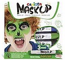 Kit de Máscaras Cariocas com 3 Cores para Pele em Barra Monsters - Cores Vibrante - Laváveis e Base Água - Inclui Dois Tutoriais Passo a Passo - Várias Cores CA43051