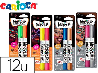 Máscara Carioca Pack - 2 Unidades - Cores para Pele em Bast...