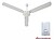Ventoinha de Teto 65W 120cm C/ Controlador MFAMILY 2215AS - imagem 1