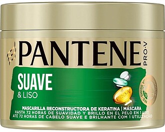 Máscara Cabelo Pantene Suave e Liso 450ml Máscara Cabelo P...
