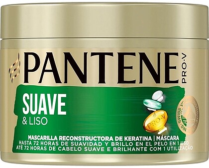 Máscara Cabelo Pantene Suave e Liso 450ml Máscara Cabelo Pantene Suave e Liso 450ml