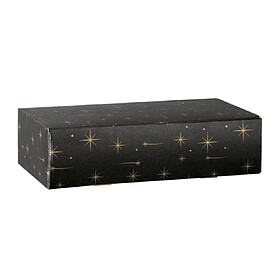 Caixa Cartão p/2 Garrafas Preto 340x185x90mm Caixa Cartão ...