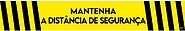 Avery - Covid Rectangular Label - 2m apart (yellow) SS54076