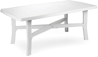 MESA resina branca 180x100cm
