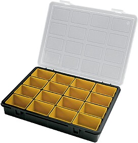 Organizador Plástico 16 Compartimentos Extraíveis 242x188x...